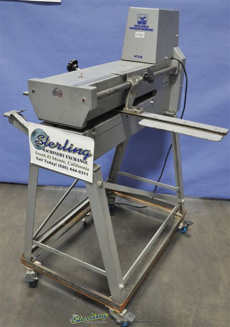 1624 wilder workhorse sheet metal splitter|workhorse 1624 for sale.